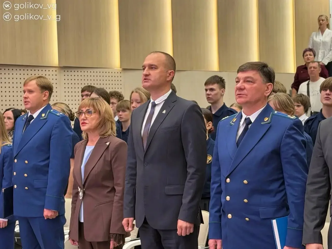 👮В школе №17 состоялось торжественное открытие первого в Губкине прокурорского класса....