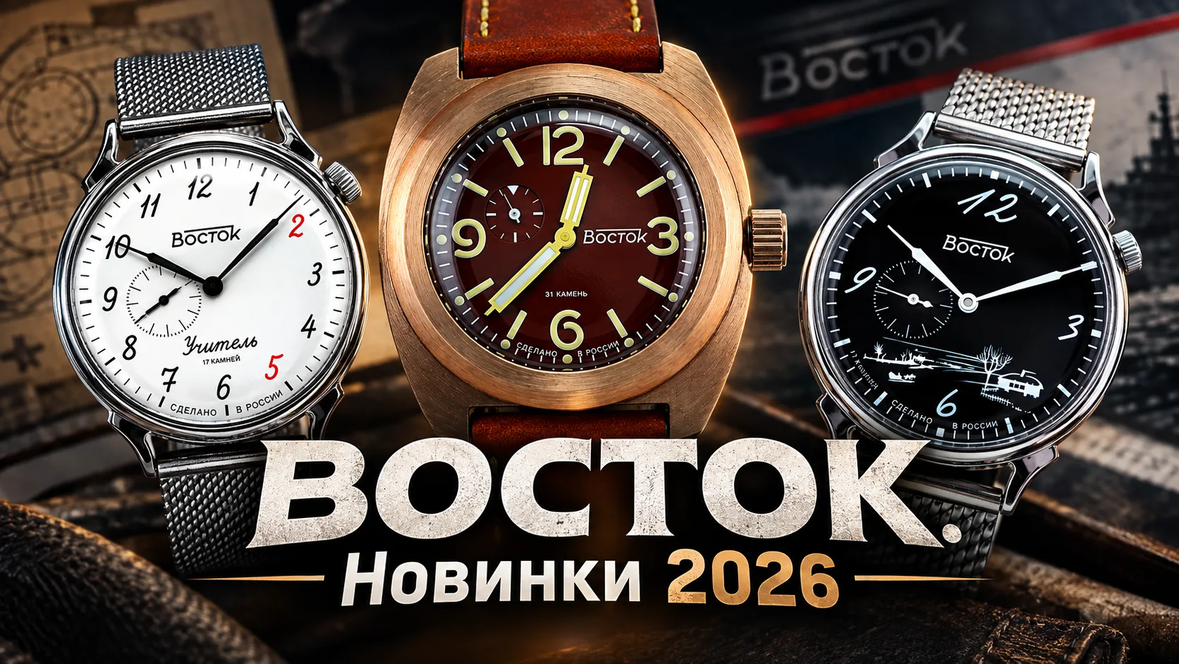Новинки ЧЧЗ Восток 2026. Амфибия Бронза, Учитель, Пастернак