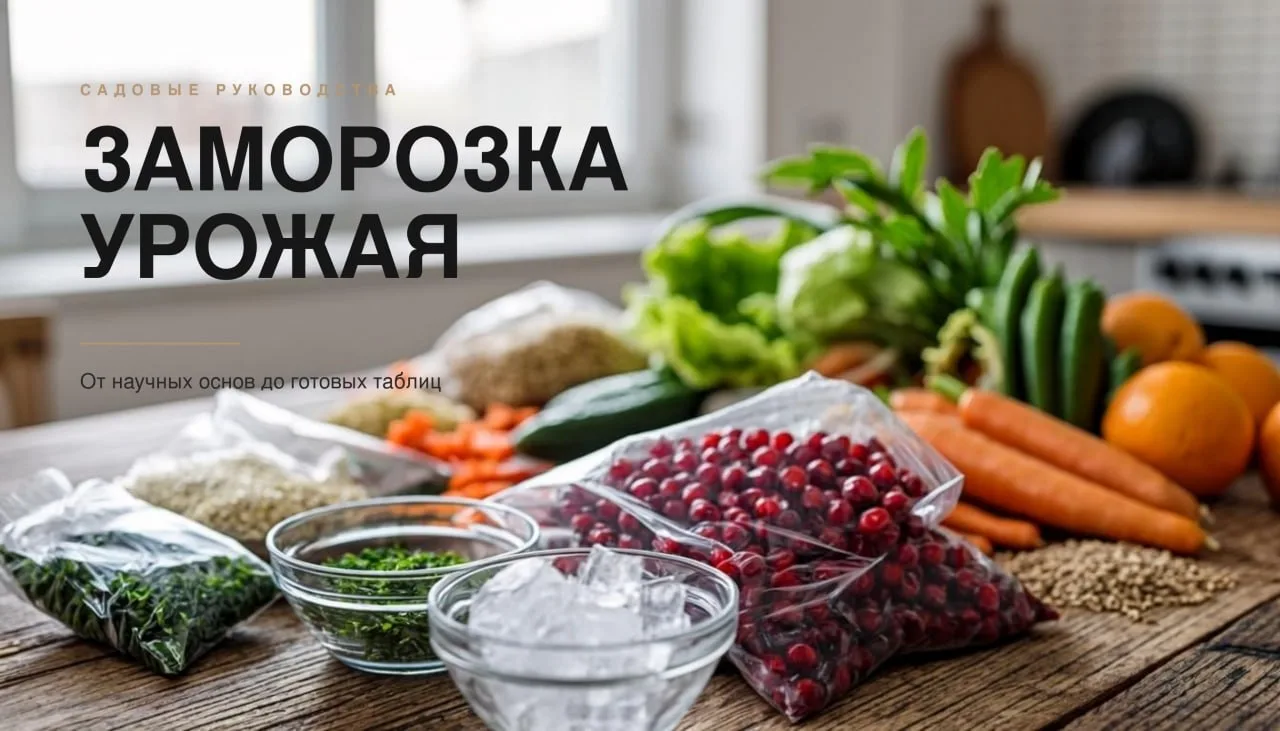 ❄️ Заморозка урожая: полное руководство