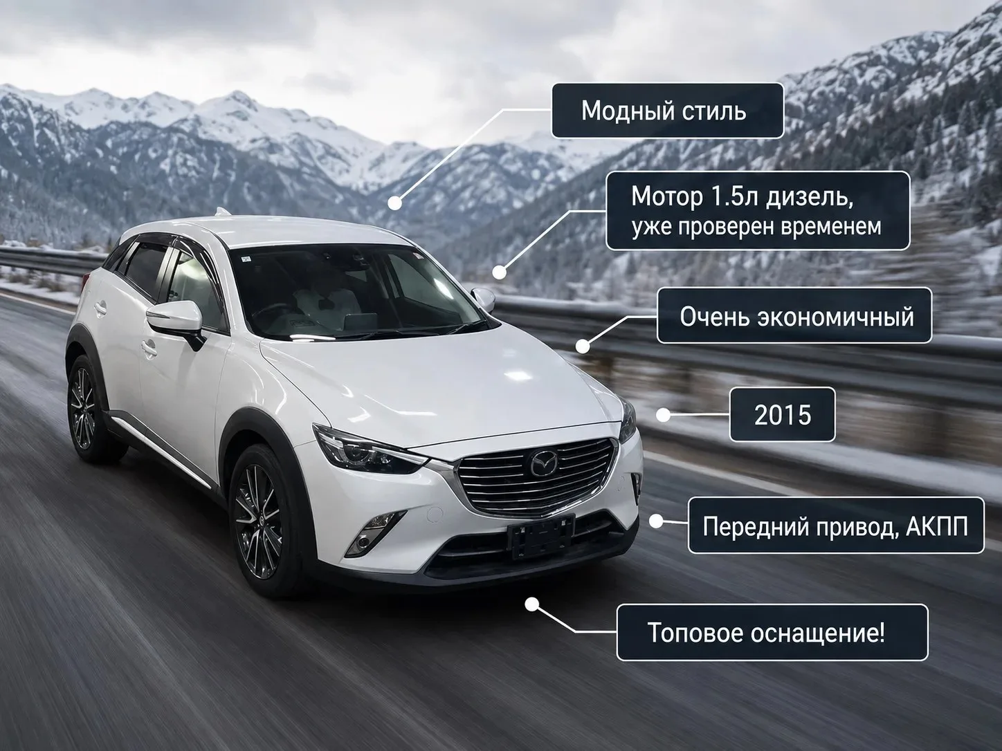 ☺А для любителей модных городских компакт-кроссоверов предлагаем вашему вниманию Mazda ...