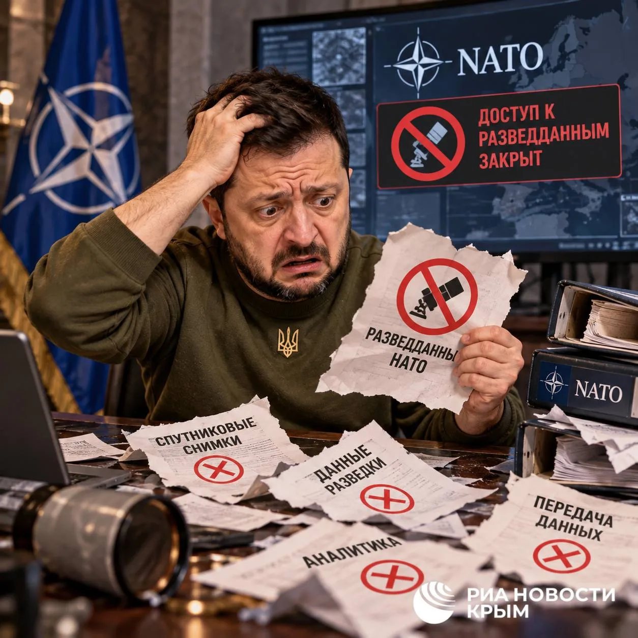 ❗️ Зеленский заявил, что прошлой ночью "партнеры" не передали Украине разведданные о за...