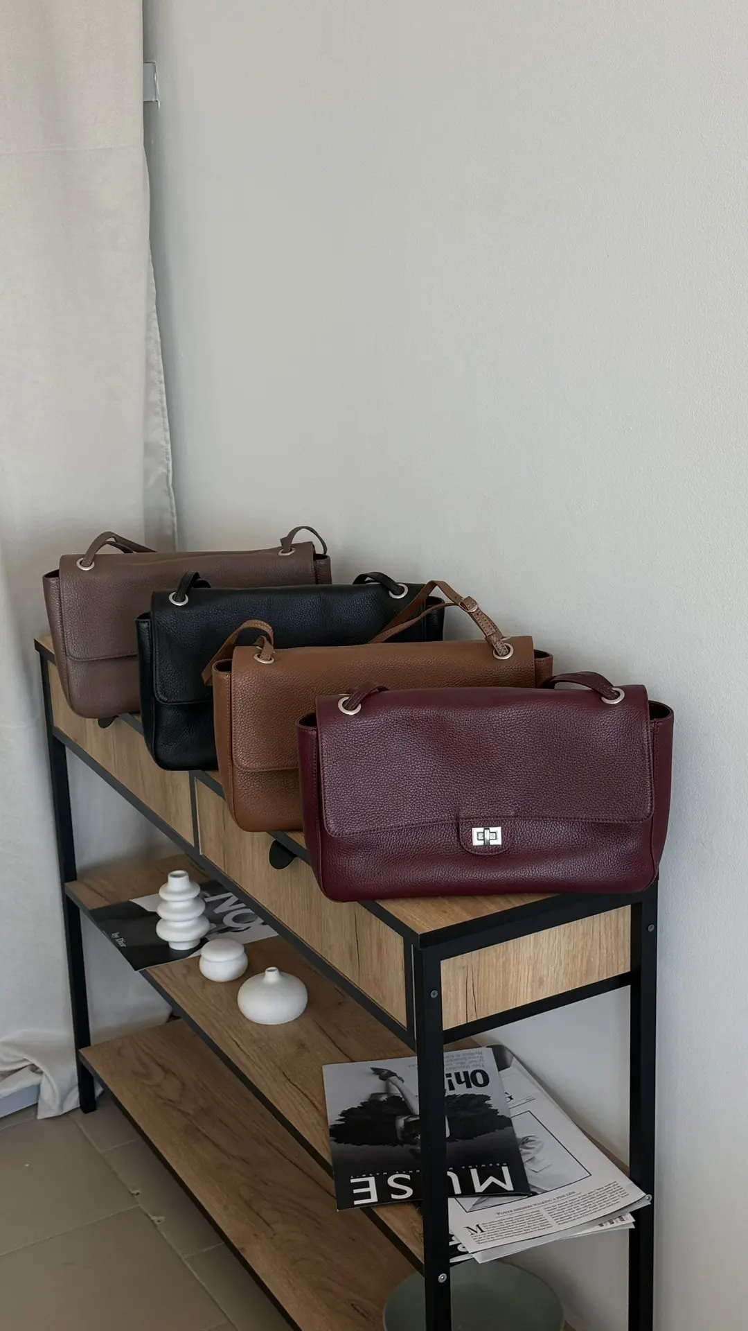1. Мягкий сэтчел из натуральной замши/кожи ( формат XL) -14 800₽