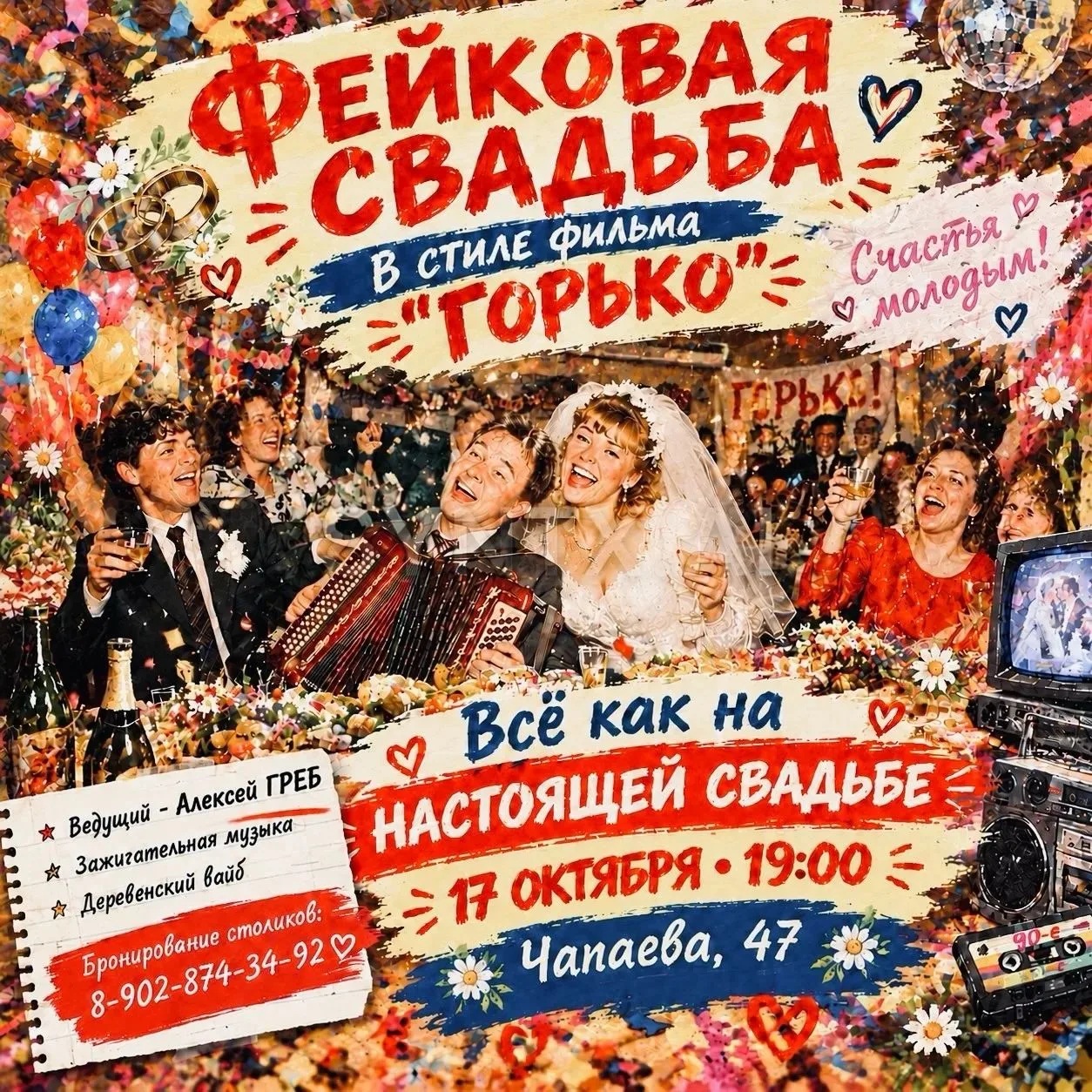 👰‍♀️🤵 Горько! Готовы к веселой «свадьбе» в вашей жизни? 💥💥💥