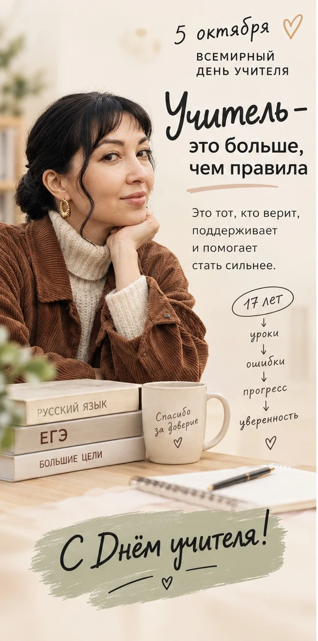 А каким вы помните своего любимого учителя?