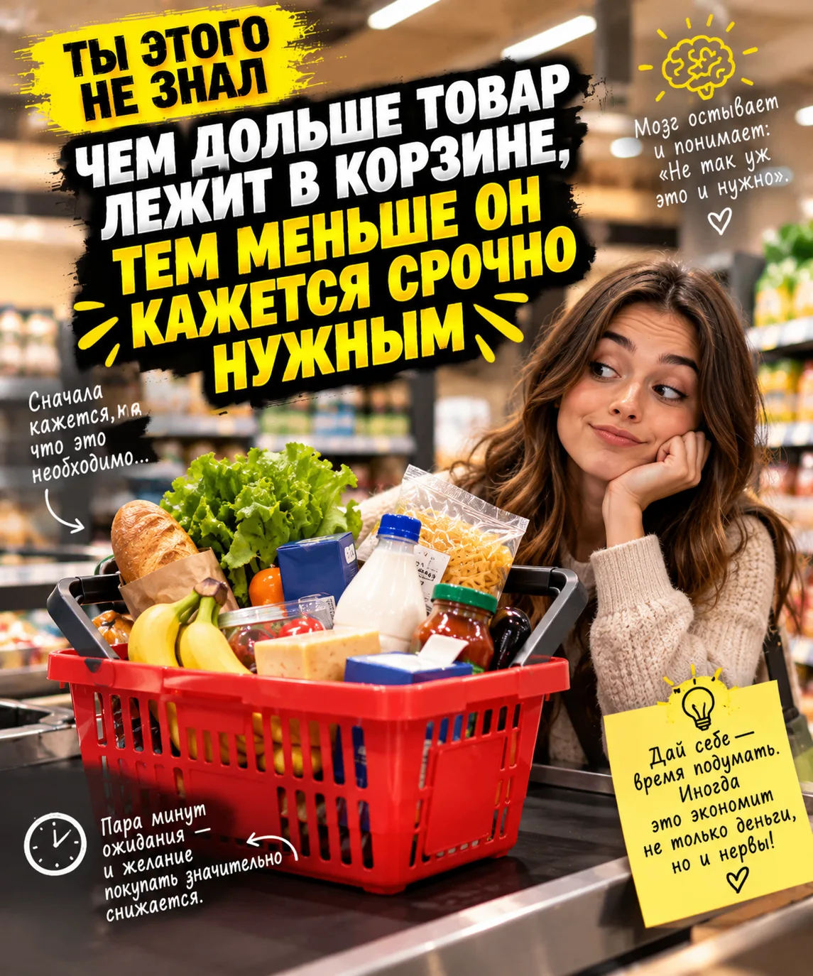 Не нужное испортится - придется выкинуть.