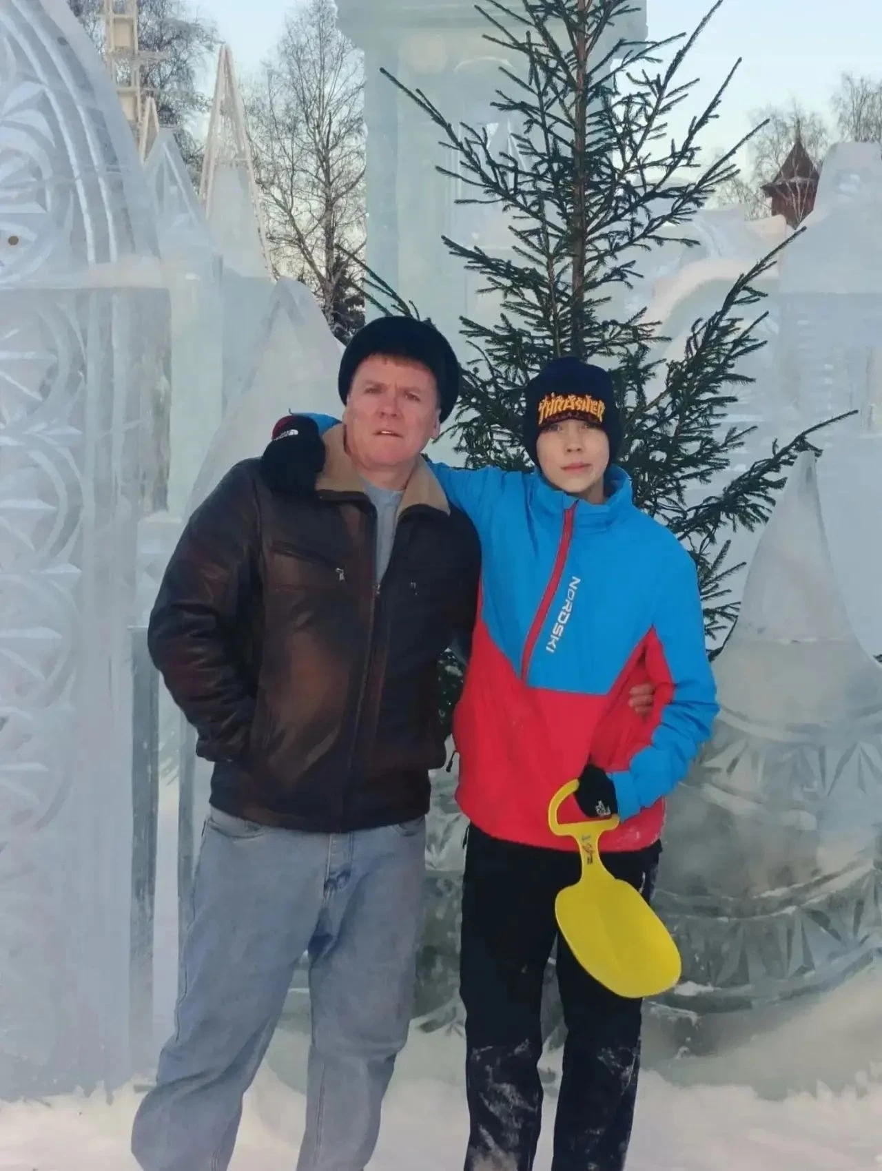 Шалин Никита с папой Шалиным Сергеем Александровичем