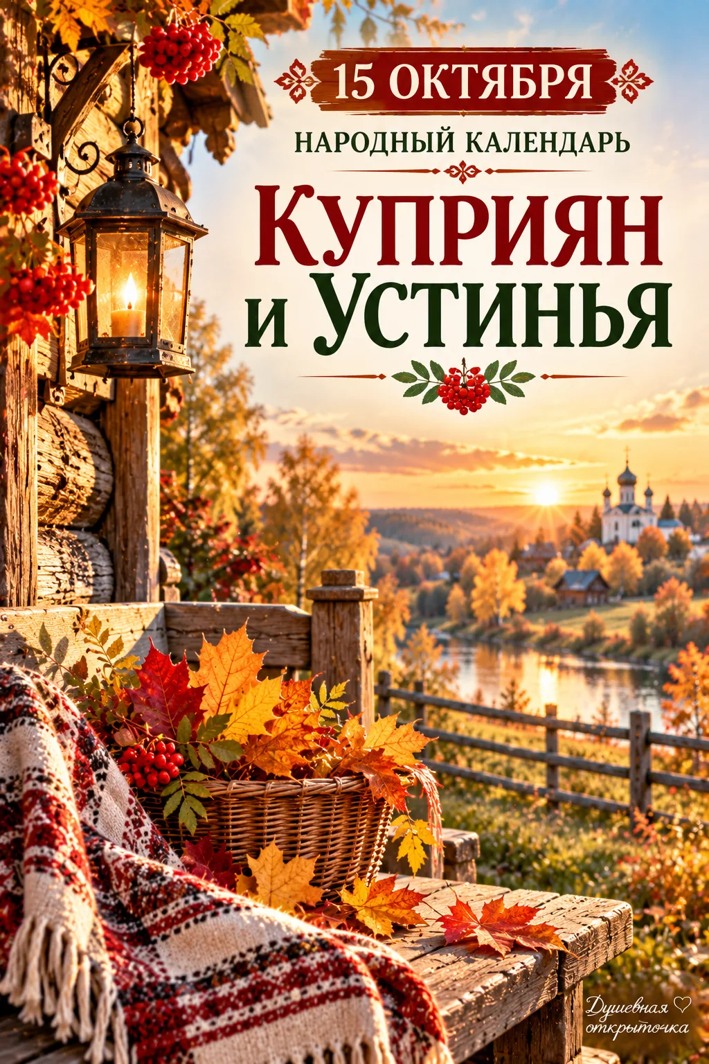 🍂 15 октября — Куприян и Устинья