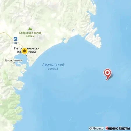 ⚡️Землетрясение магнитудой 4,8 произошло в 110 км от Петропавловска