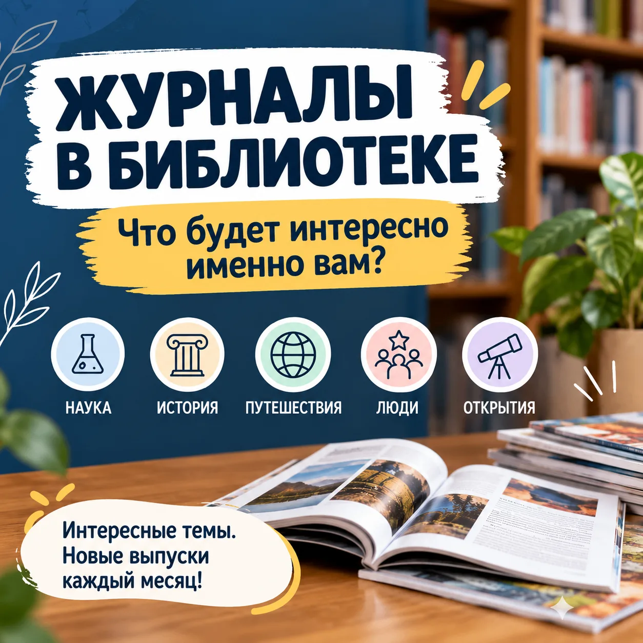 #Что почитать? Загляните в мир периодики!