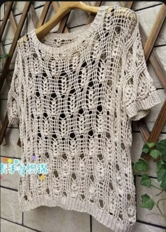 🧶 Узоры для летних кофточек...