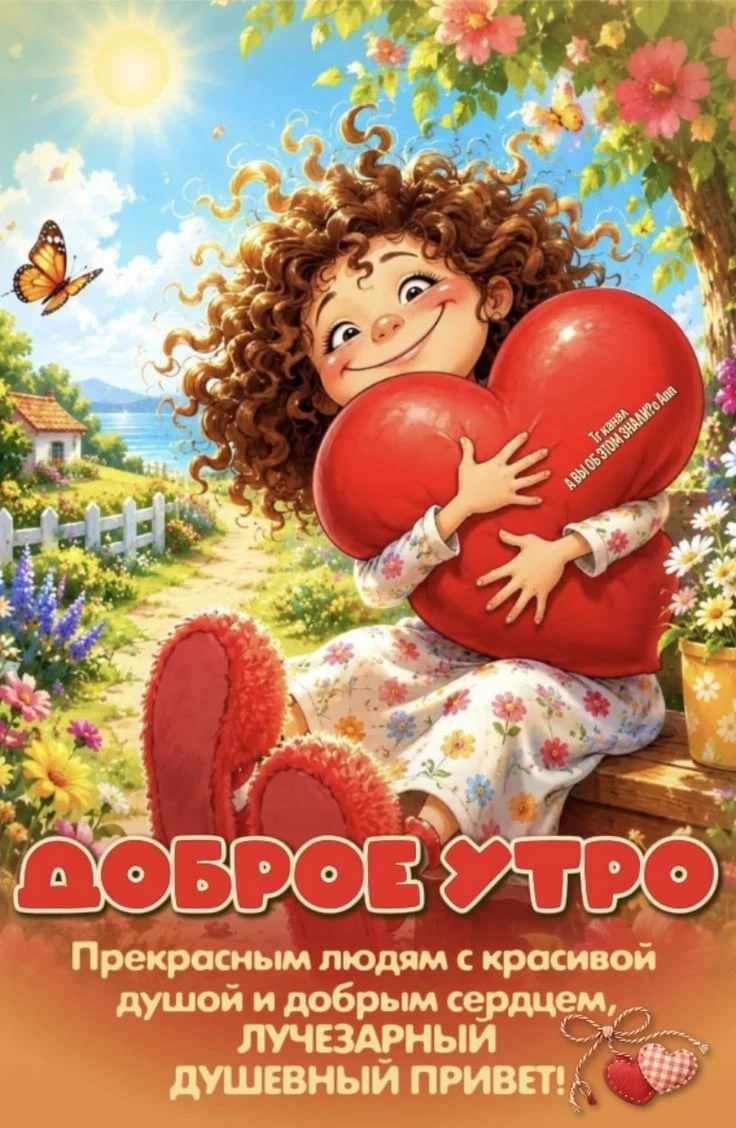 🥰 Ставьте реакции и делитесь открыткой с близкими ❤️