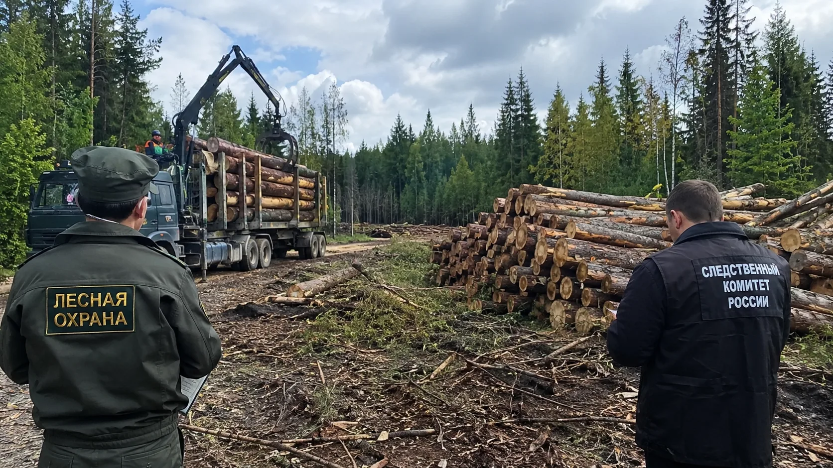 🌲 В Томской области расследуют незаконный вывоз древесины на 6 млн рублей