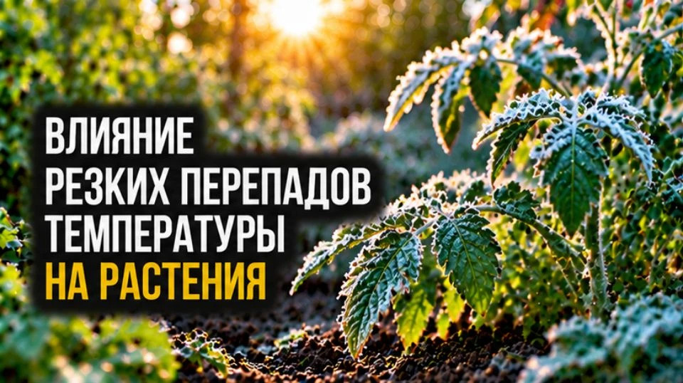 Влияние резких перепадов температуры на растения