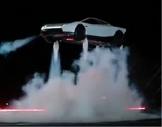 Летающая Tesla!