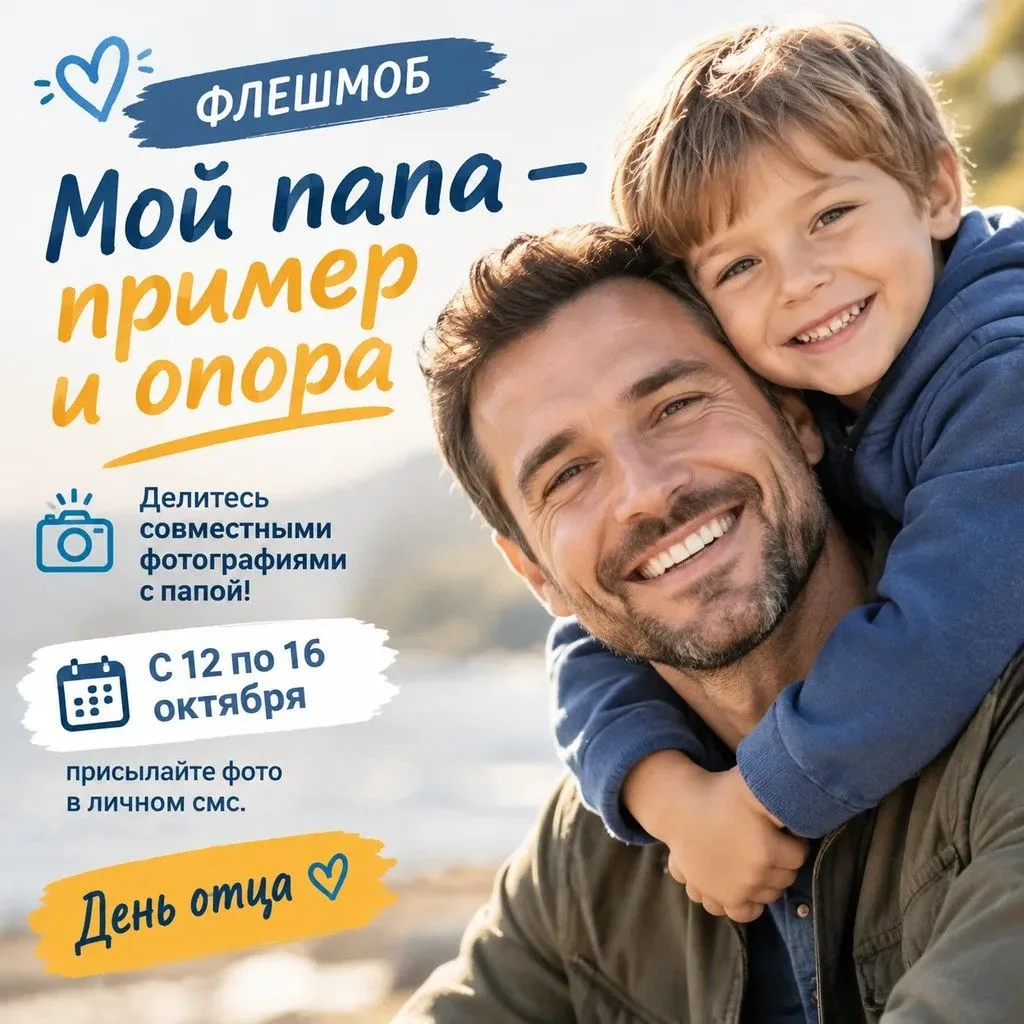 💯«Мой папа — пример и опора!»