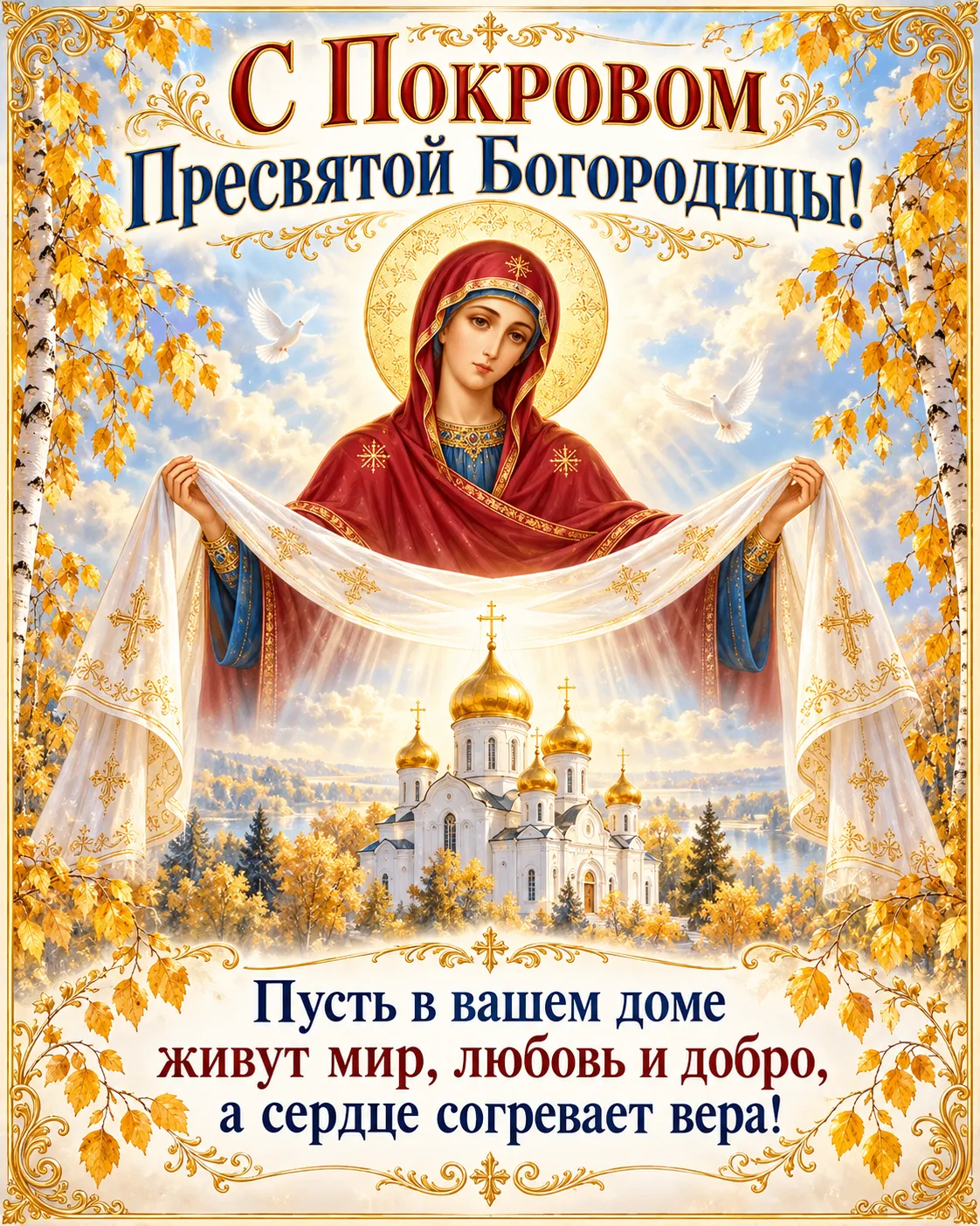 🙏 Пусть в каждом доме будет тепло, на душе спокойно, а рядом всегда будут люди, с кото...