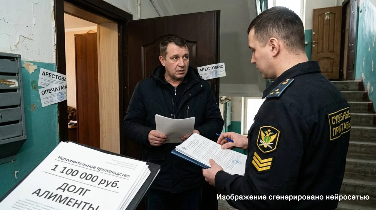 В Губкине выплатили долг по алиментам