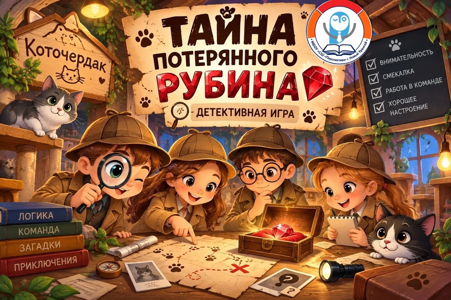 🐾 ОРЛЯТА 3 «З» КЛАССА: КОШАЧЬИ СЕКРЕТЫ И ДЕТЕКТИВНЫЕ ПРИКЛЮЧЕНИЯ! 🕵️‍♀️💎