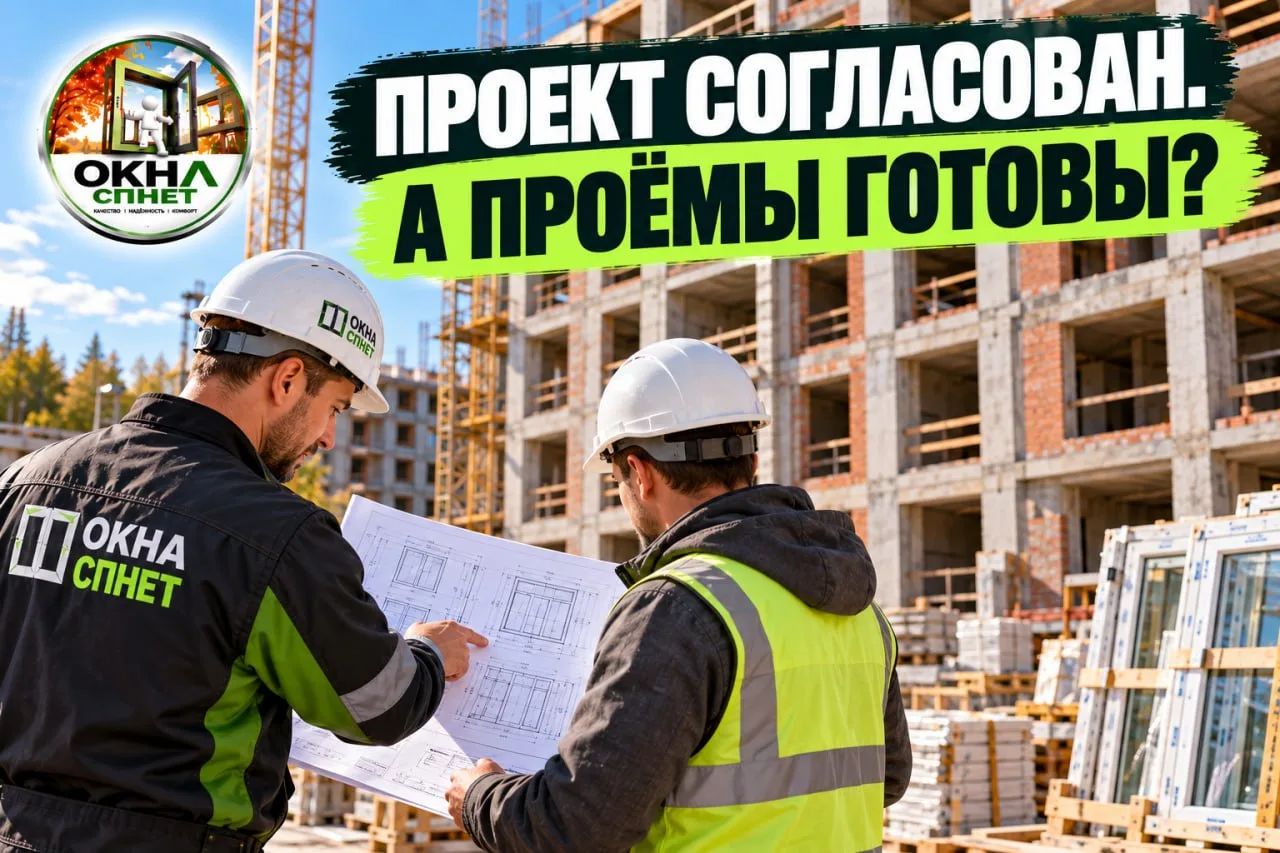 🏗 ПРОЕКТ СОГЛАСОВАН. А ПРОЁМЫ ГОТОВЫ?