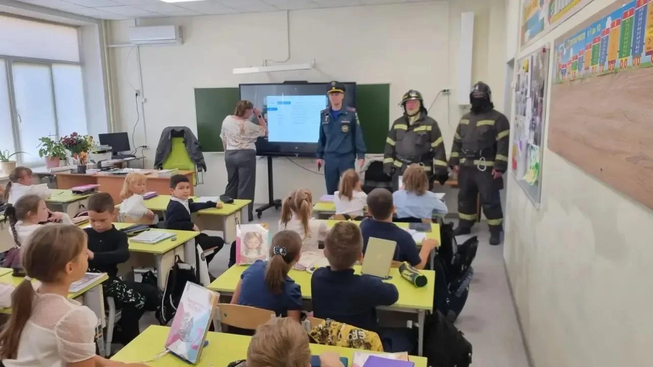 День, когда школа стала тренировочной площадкой спасателей! 🚒🔥