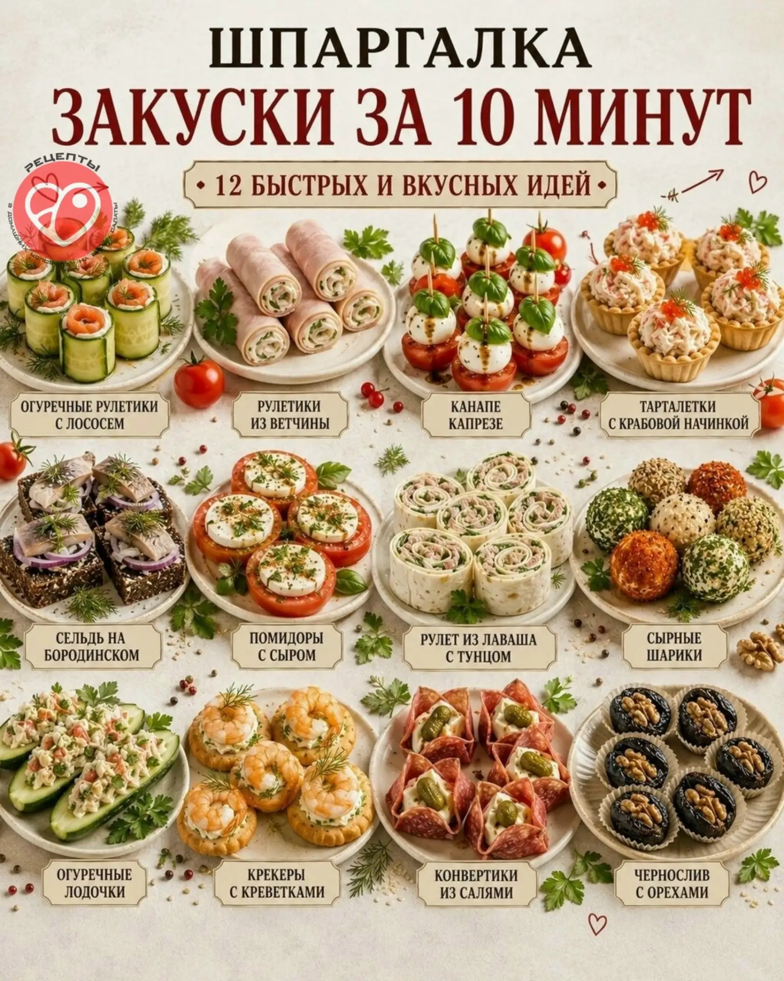 Собpaли 12 быcтpых идeй для cлучaя, когдa гоcти ужe почти нa пороге, a нa cтолe покa то...