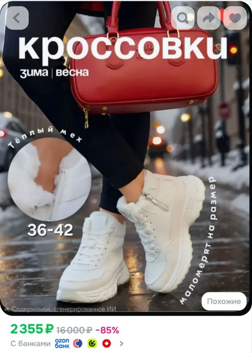 Кроссовки Laolend Зимние