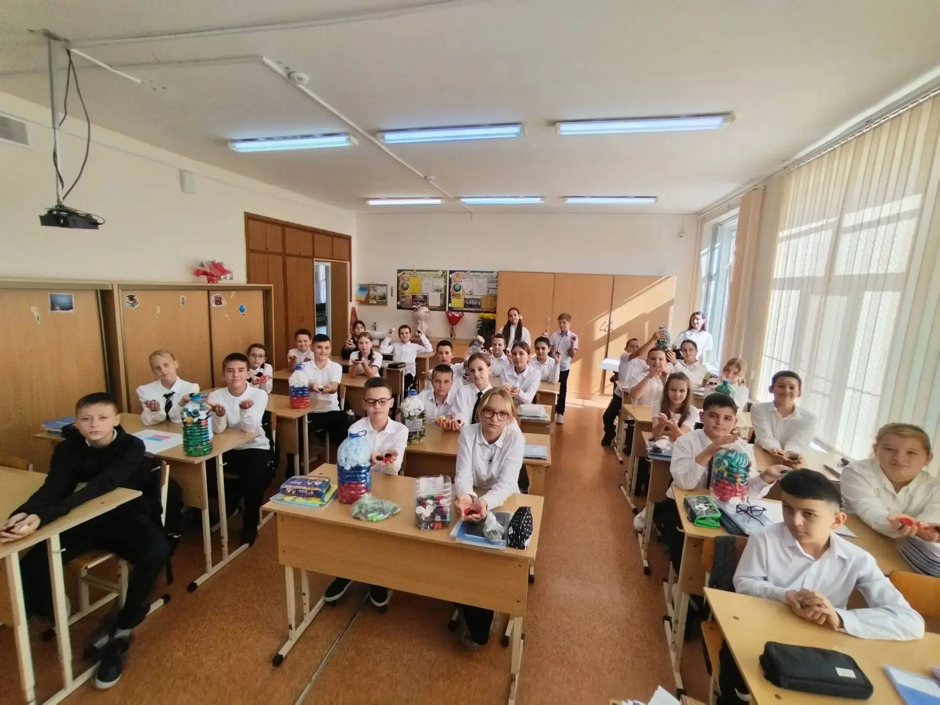 Акция "Добрые крышечки".