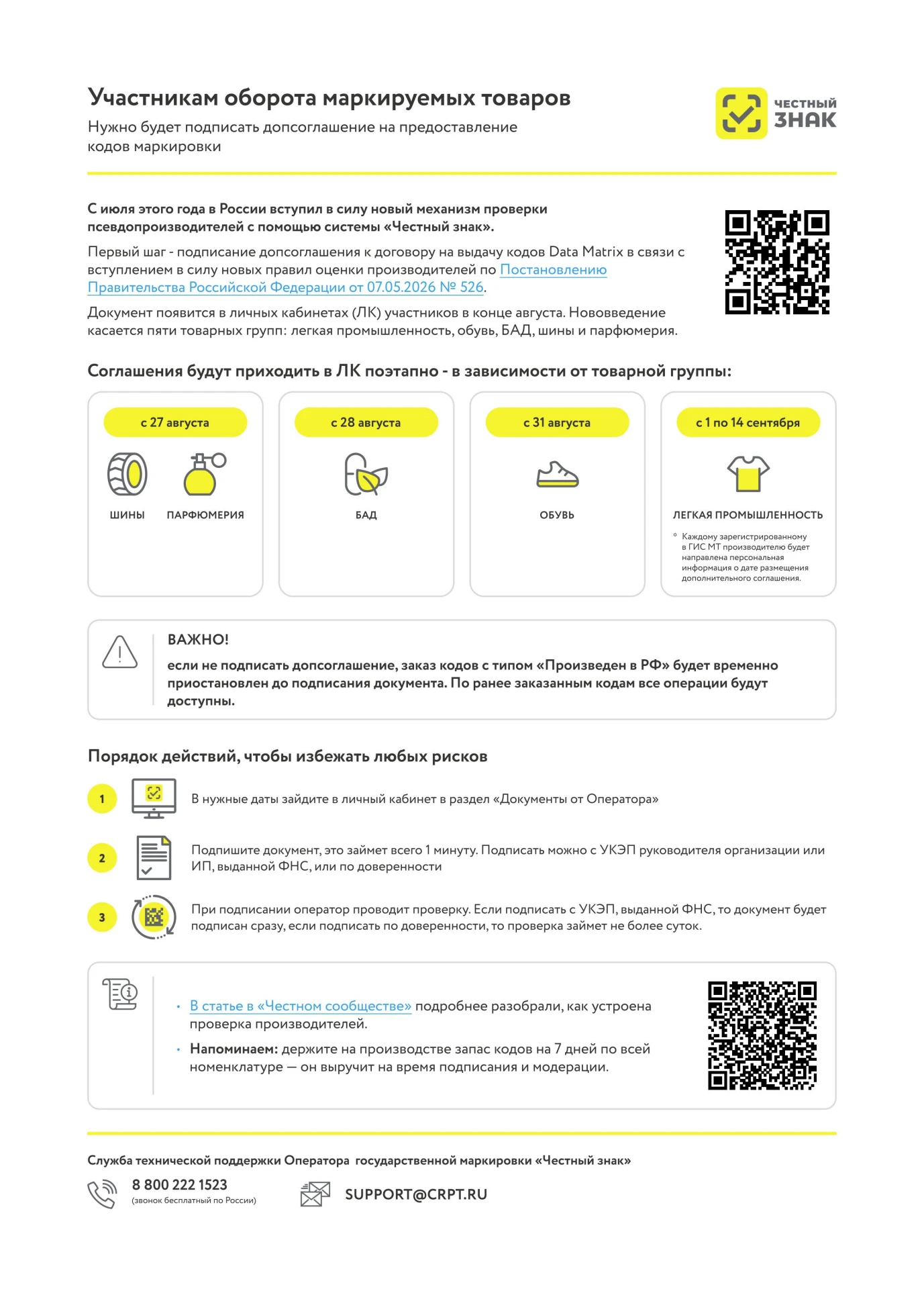 Важная и полезная информация