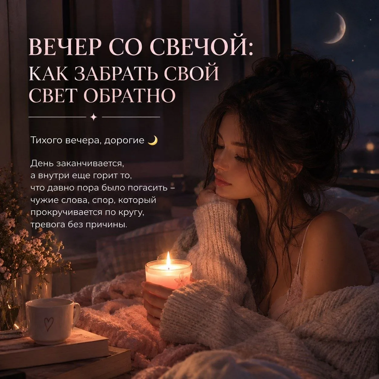 ВЕЧЕР СО СВЕЧОЙ: КАК ЗАБРАТЬ СВОЙ СВЕТ ОБРАТНО