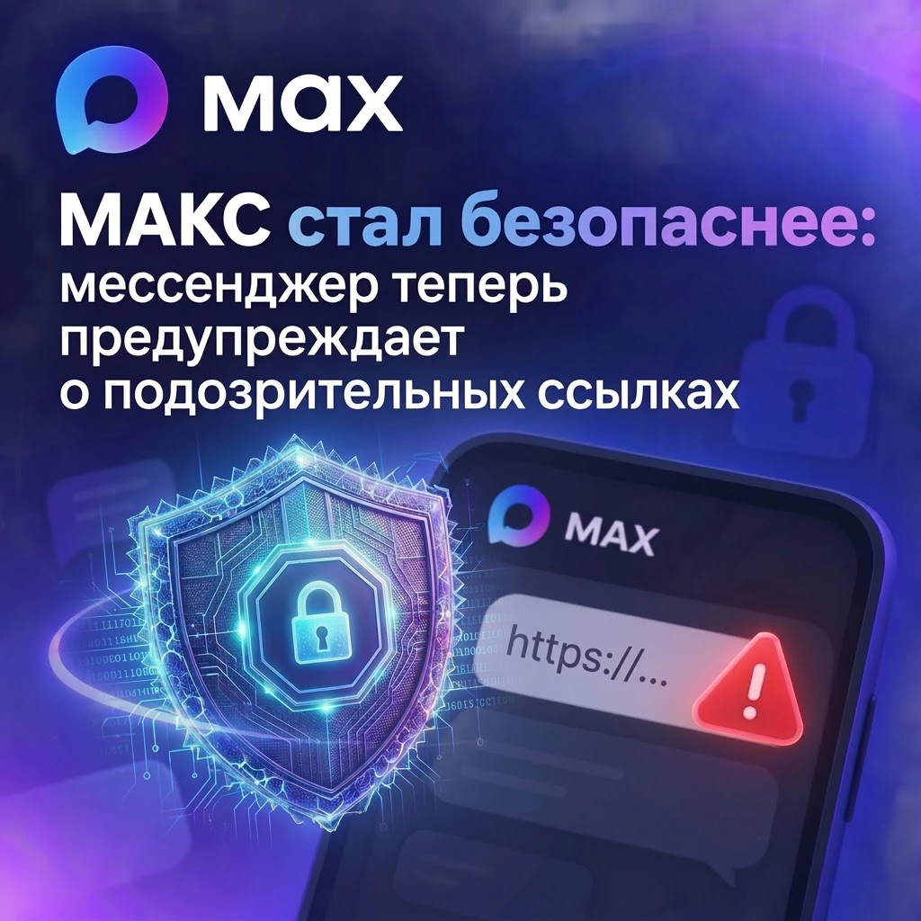 МАКС стал безопаснее: мессенджер теперь предупреждает о подозрительных ссылках