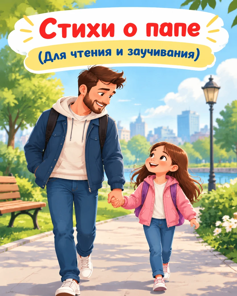 📖 Читаем стихи о папе