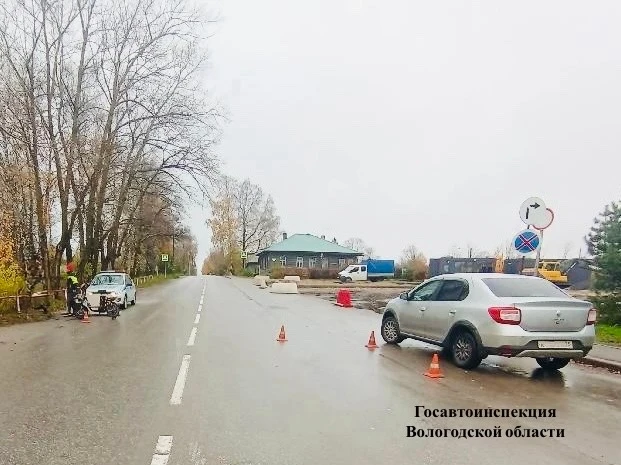 За прошедшие сутки на территории Вологодской области зарегистрировано 4 ДТП, в которых ...
