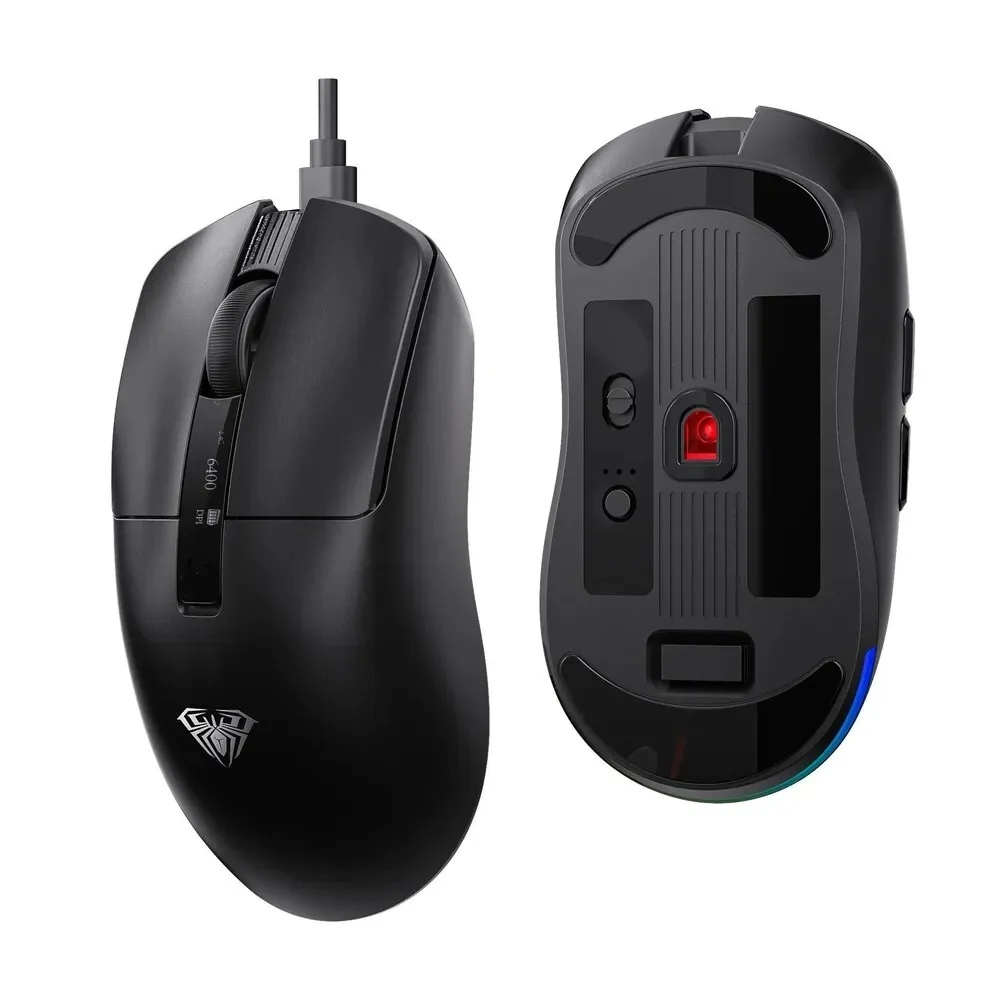 🛒 Беспроводная игровая мышь AULA SC590 Pro, черная/белая, 20000 dpi (с банками-партнер...