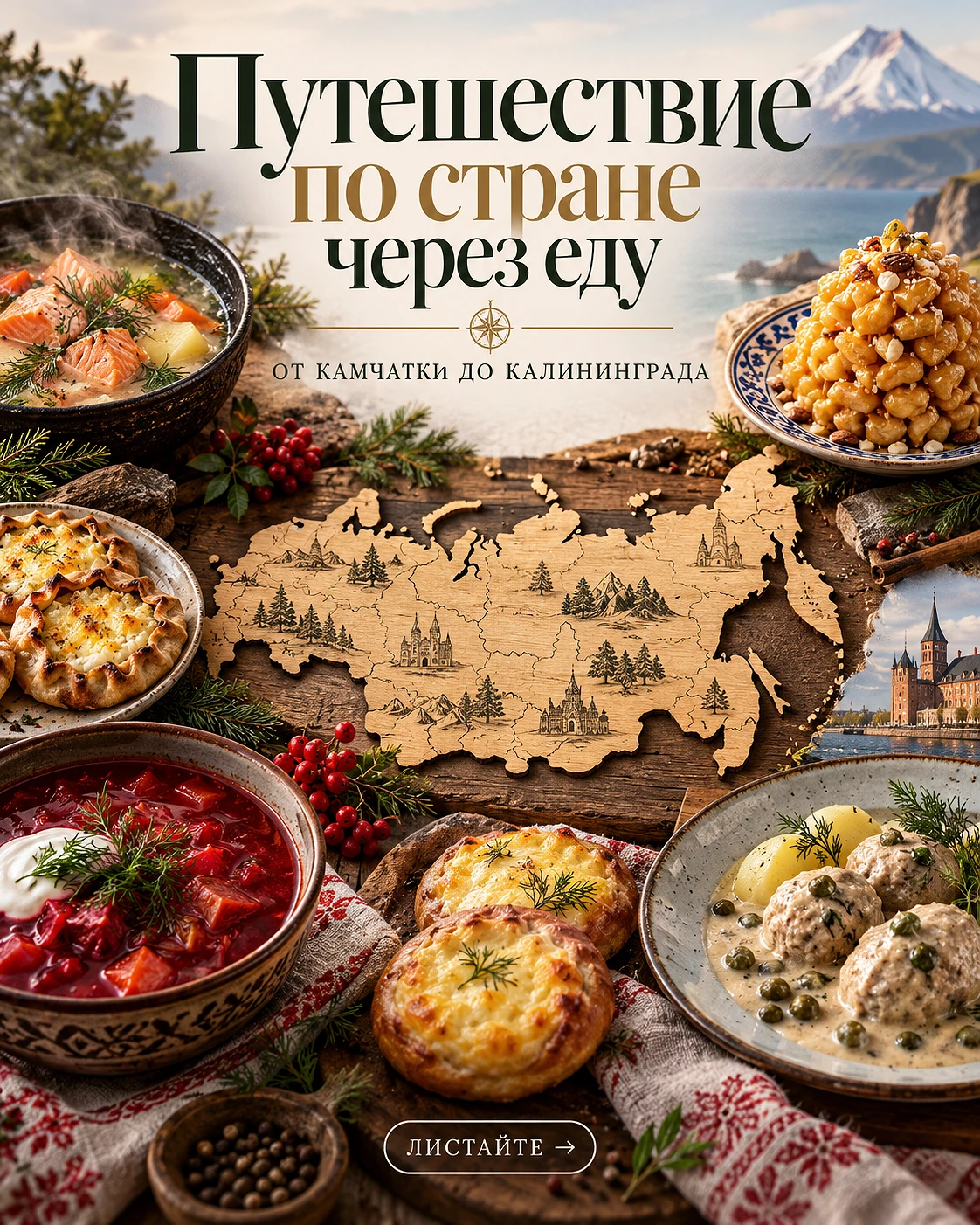 От Камчатки до Калининграда: путешествие, ради которого стоит проголодаться