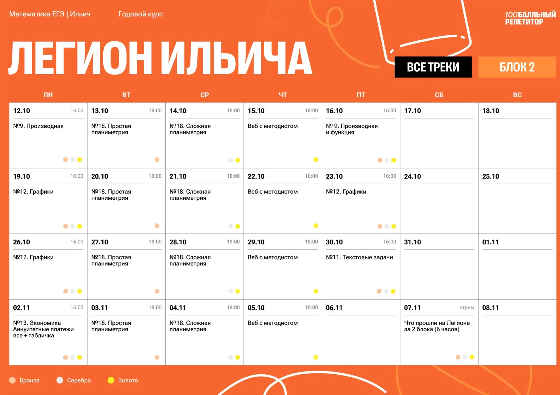 вот поэтому на Легионе я даю вам домашки, повторение и практику оформления. помимо посм...
