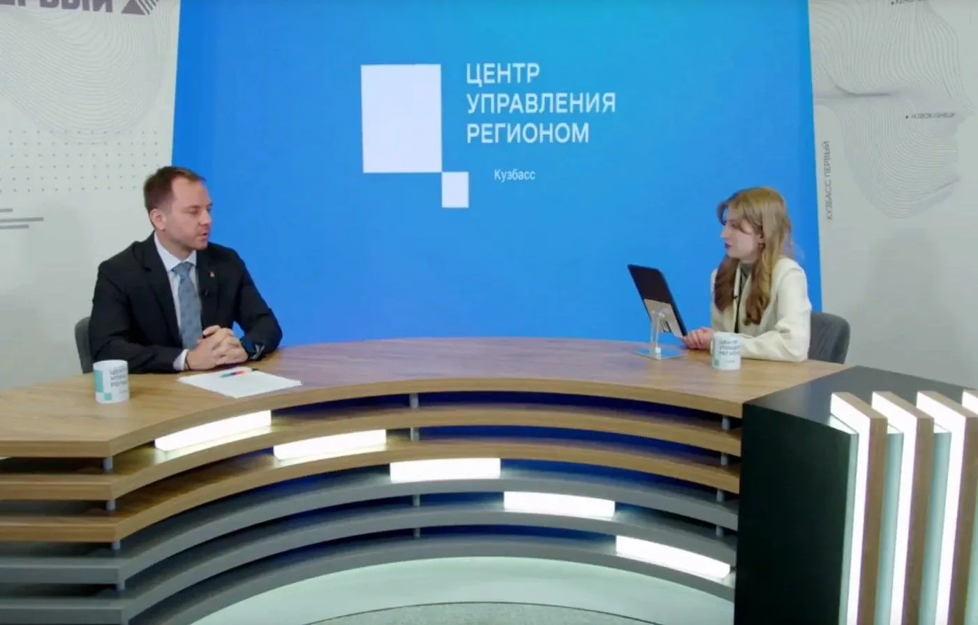 Глава Междуреченского муниципального округа Павел Камбалин в прямом эфире ЦУР Кузбасса ...