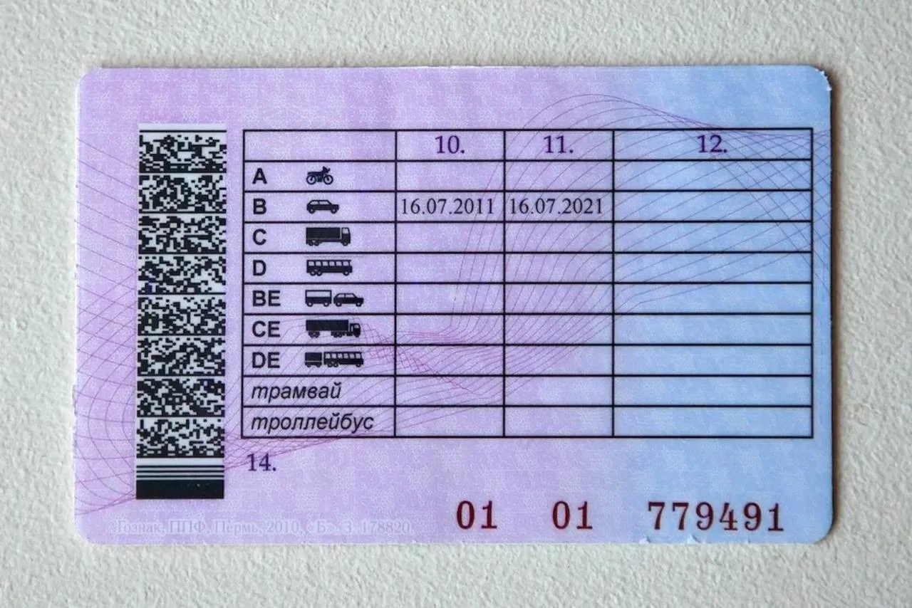 Водительские права с истёкшим в октябре 2023 года сроком стали недействительными