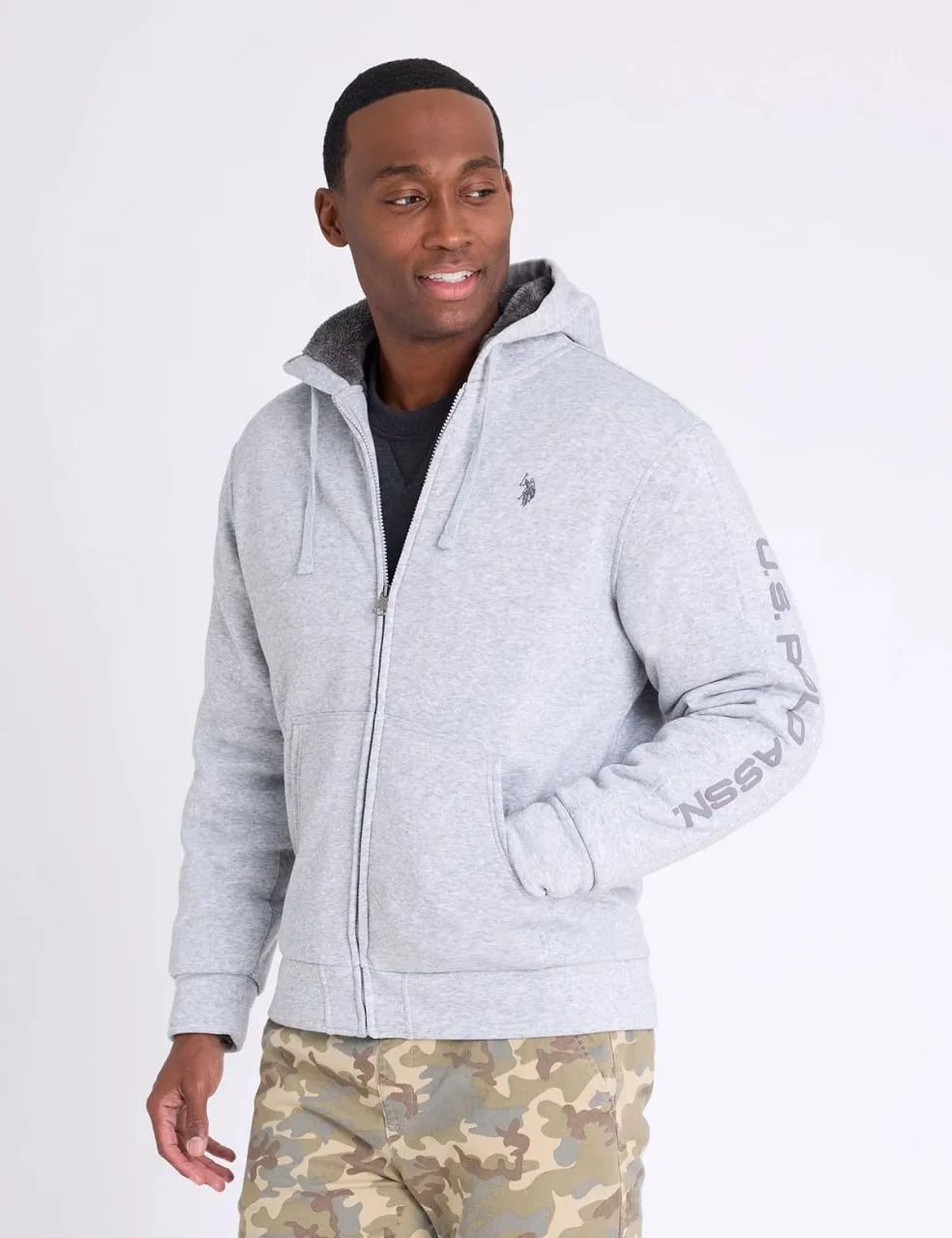 Мужская толстовка с капюшоном SHERPA от U.S. Polo Assn