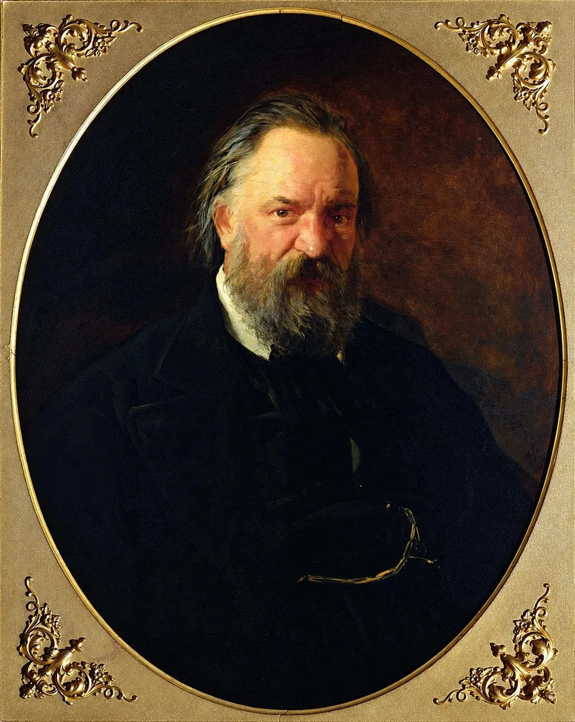 Николай Ге «Портрет А.И. Герцена», 1867 г.