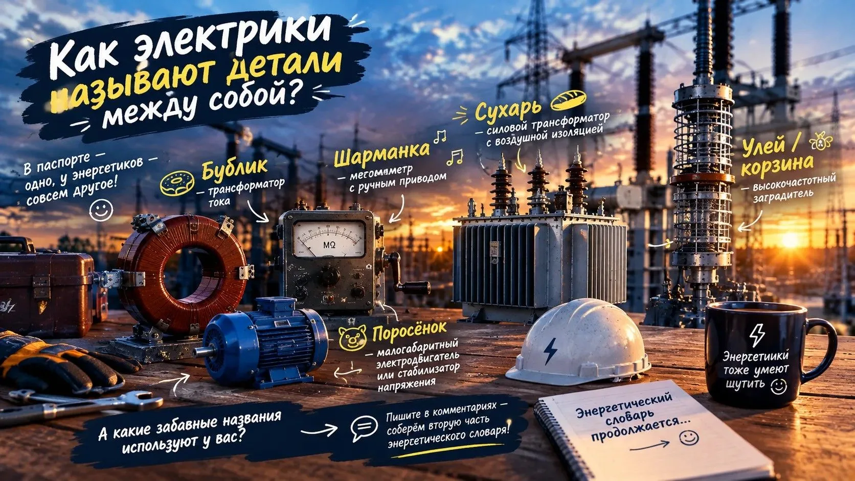 ⚡ «5 вещей, которые электрики называют совсем не так, как написано в паспорте»