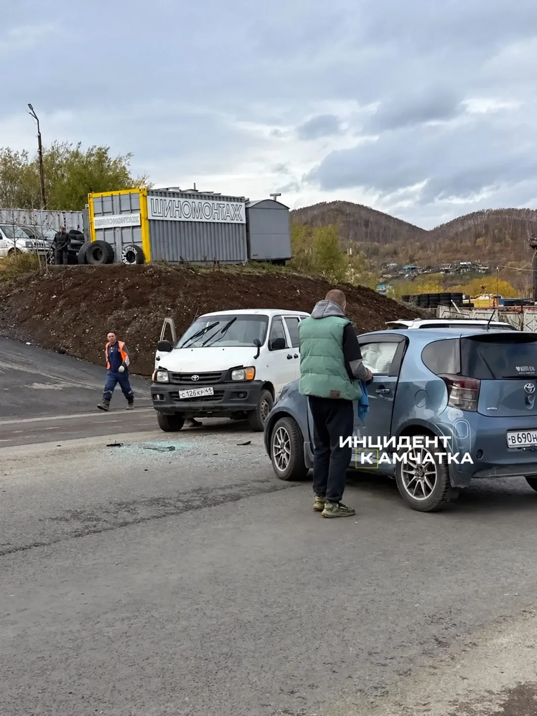 Иномарки столкнулись в Петропавловске