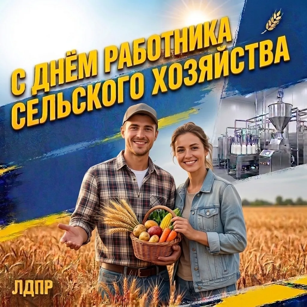 С Днём работника сельского хозяйства и перерабатывающей промышленности! 🌾