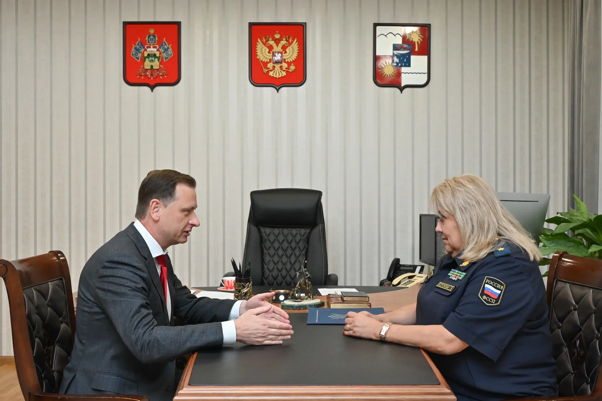 📍 На встрече с главным судебным приставом Краснодарского края, генерал-майором внутрен...
