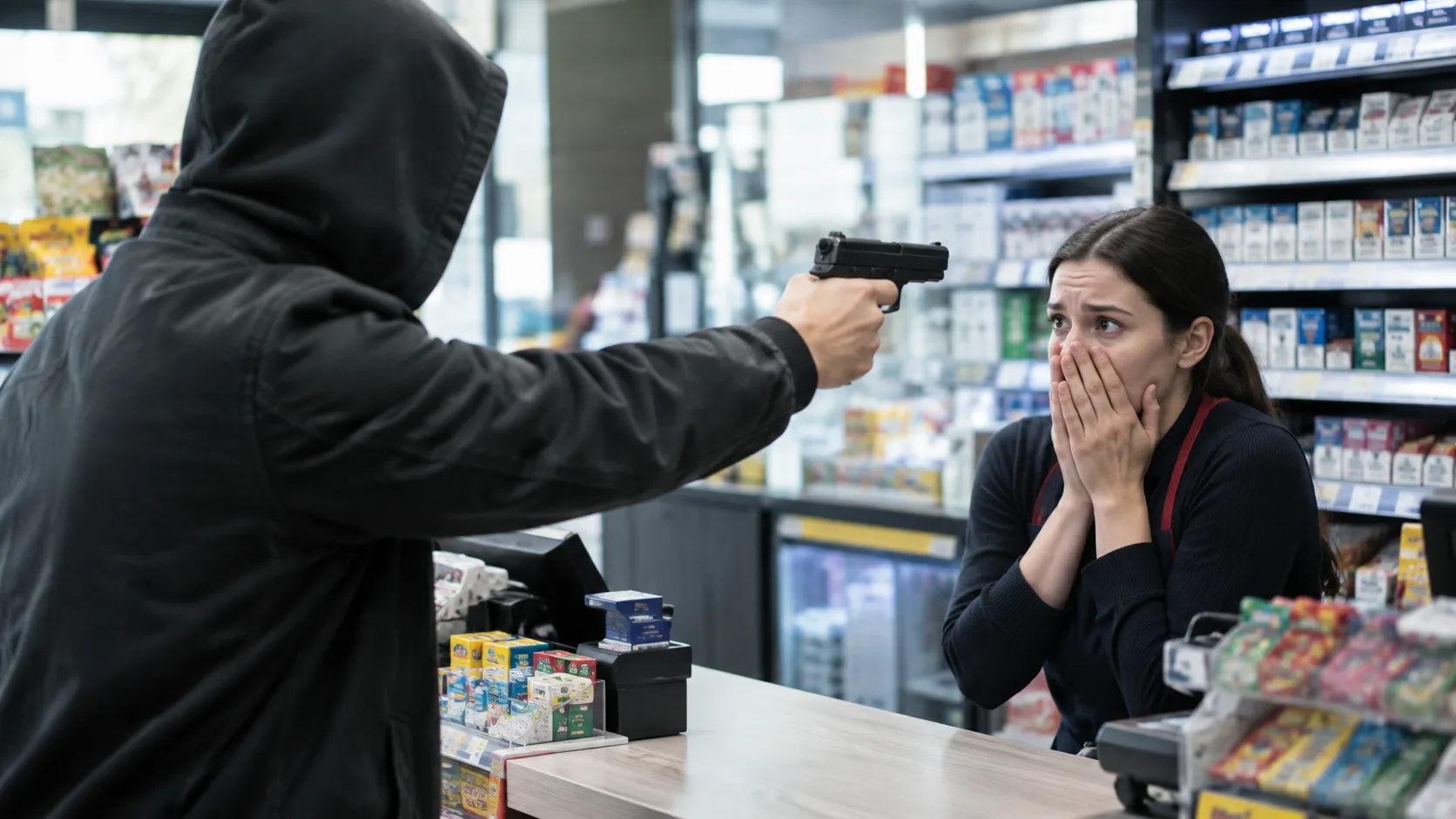 Астраханец приставил пистолет к голове продавщицы ради шутки и получил реальное наказание