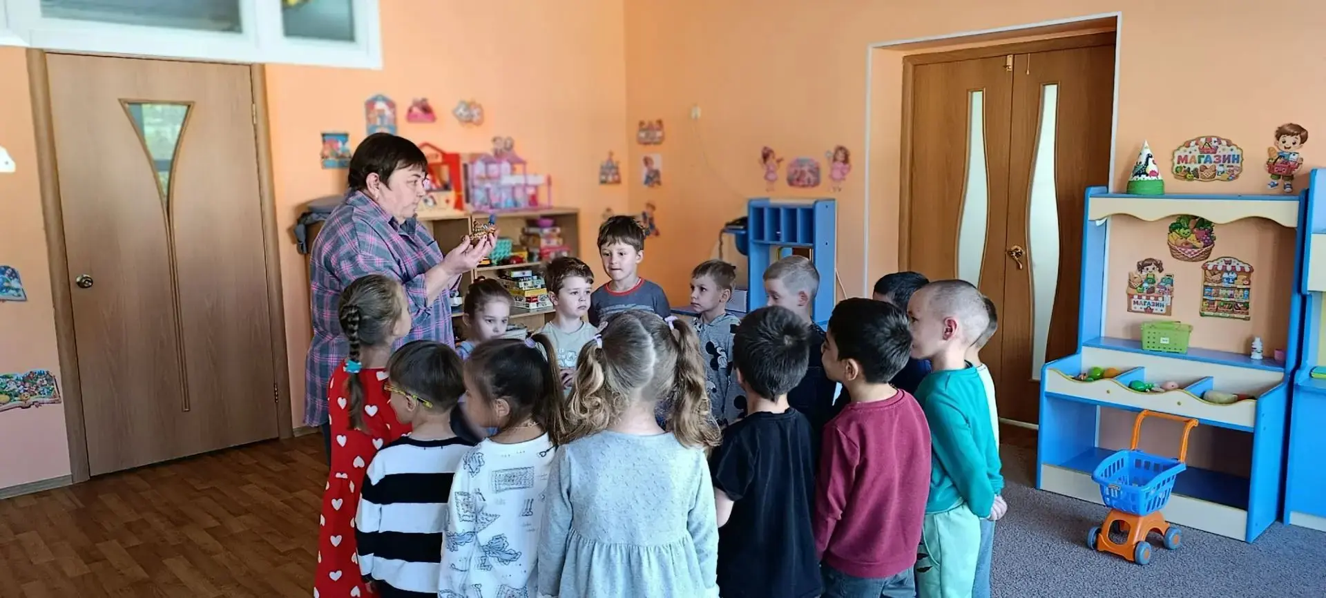 ✨ Дымковская сказка в группе «Рыбка» ✨
