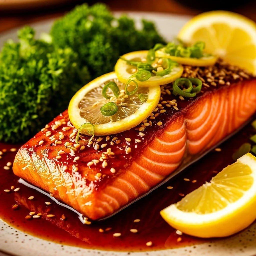 🐟 Красная рыбка в соусе терияки в аэрогриле 🔥