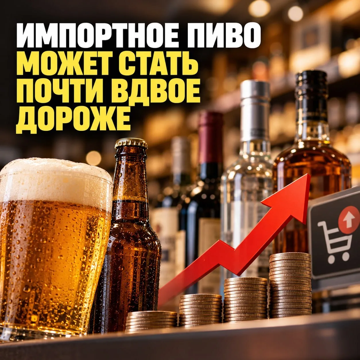 🍻 Импортное пиво может стать почти вдвое дороже