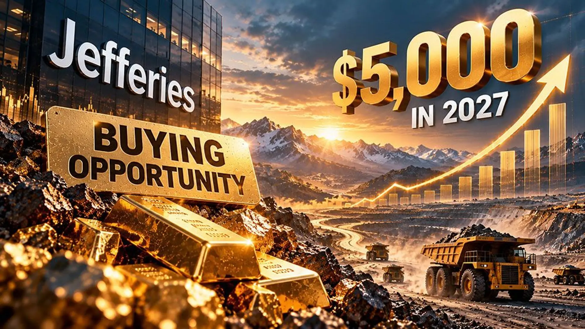 Слабость золота — это возможность для покупки: Jefferies видит цену $5 000 в 2027 году ...