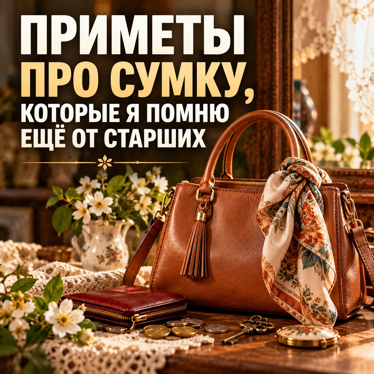 Приметы про сумку, которые мне запомнились ещё с детства 👜