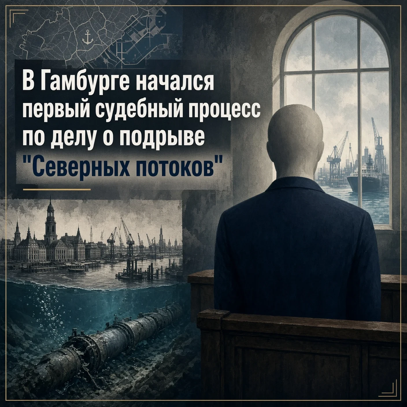 В Гамбурге начался первый судебный процесс по делу о подрыве "Северных потоков".